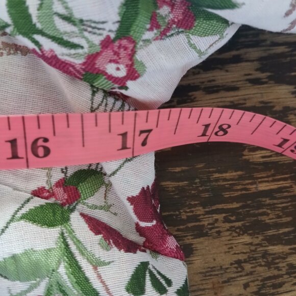 NWT Aureum Floral Puff Sleeve Peplum Blouse Women's Small - Picture 2 of 6